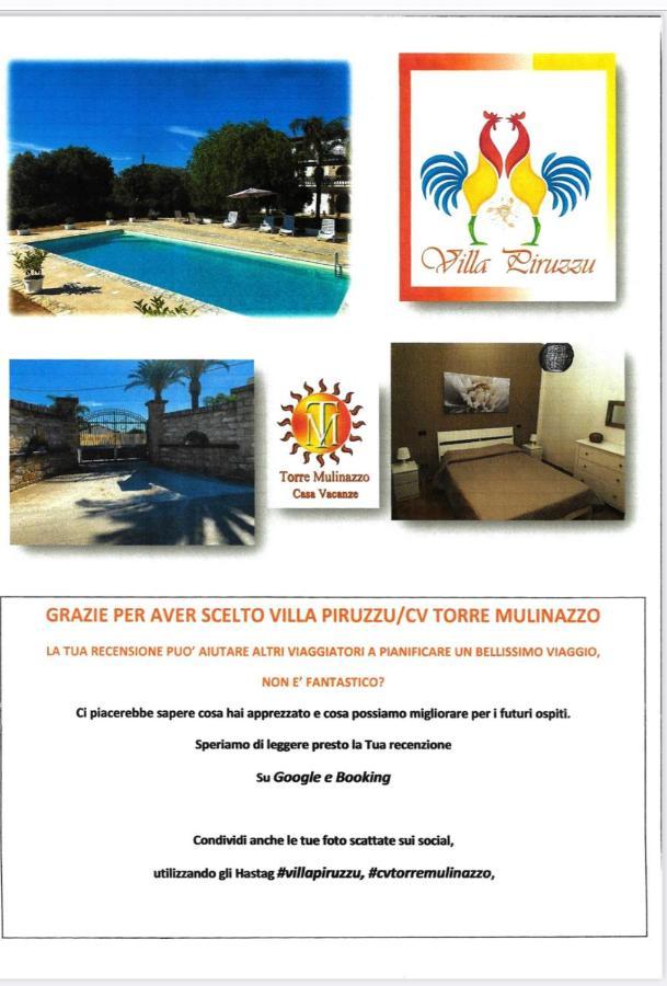 Villa Piruzzu Cv Torre Mulinazzo App P Чинизи Екстериор снимка